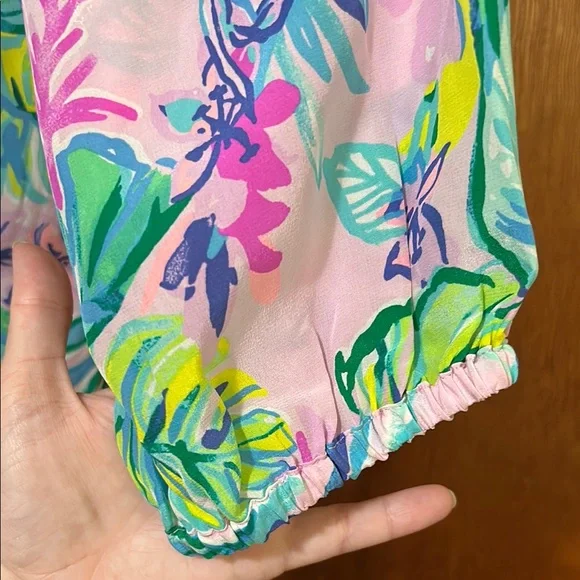 Lilly Pulitzer Mermaid Cove Elsa Silk Top - Picture 5 of 12